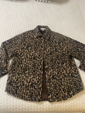 Leopard Print Coat